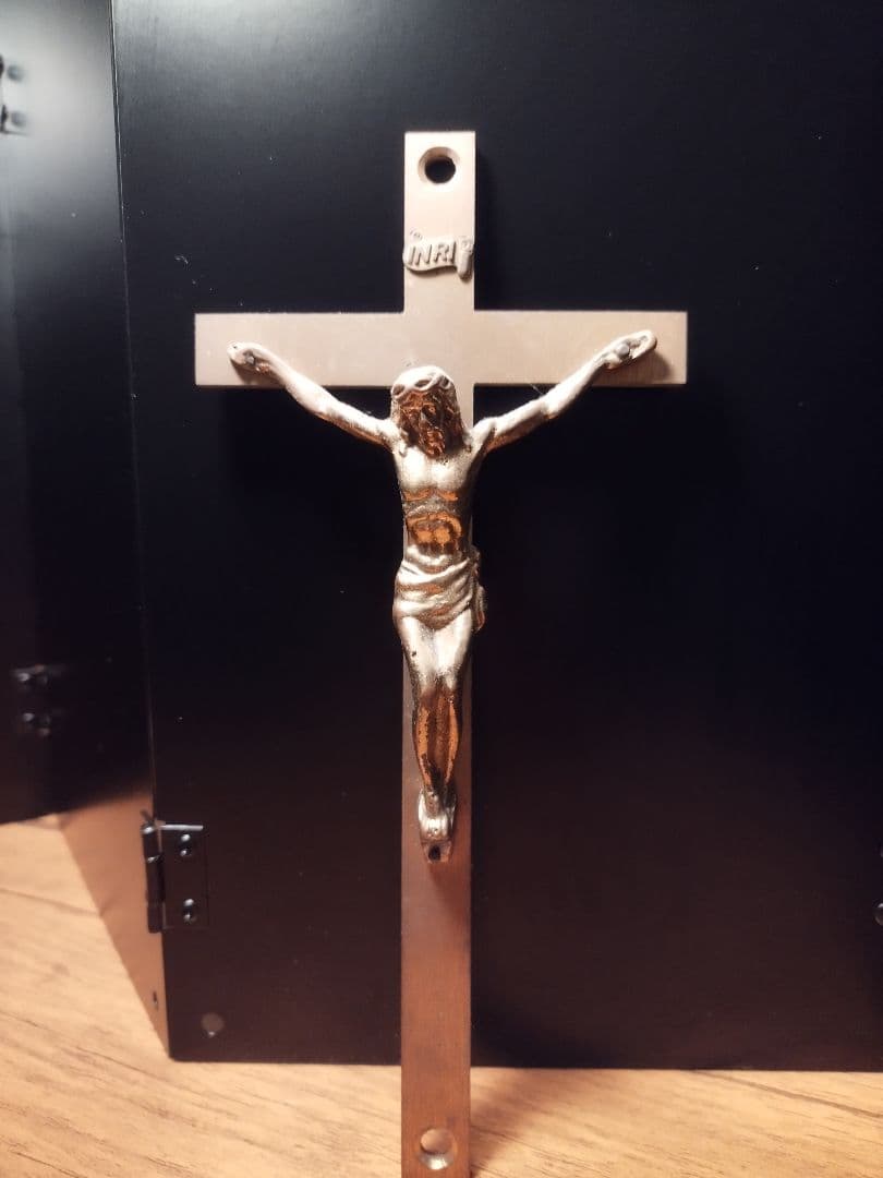 【INRI】キリスト 壁飾り 置物 骨董品