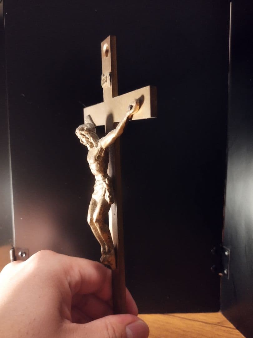 【INRI】キリスト 壁飾り 置物 骨董品