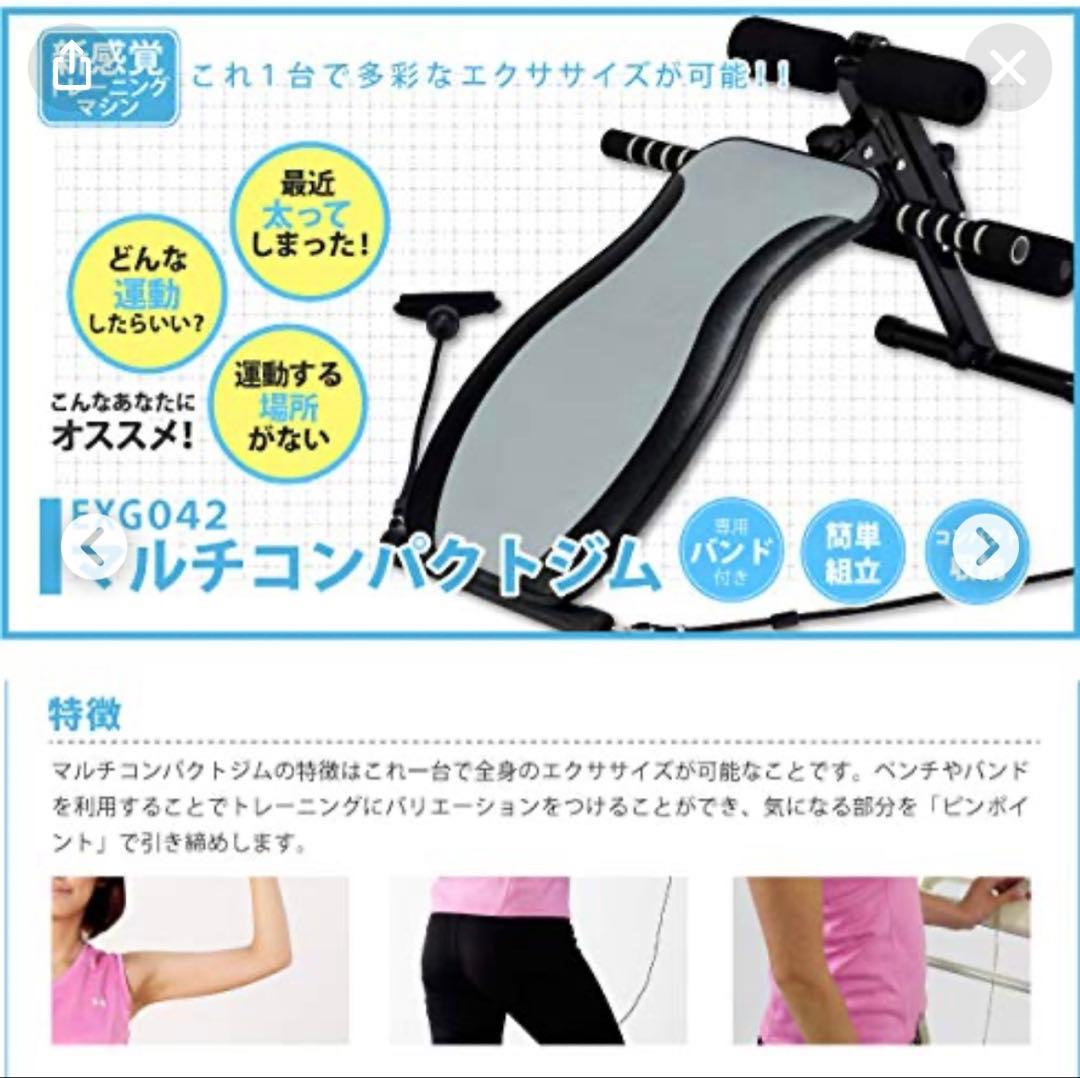 新品・未使用　アルインコ マルチコンパクトジム EXG042