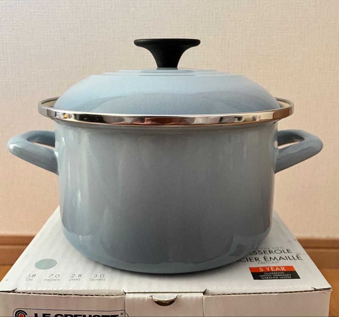 LE CREUSET EOS キャセロール コースタルブルー　18cm