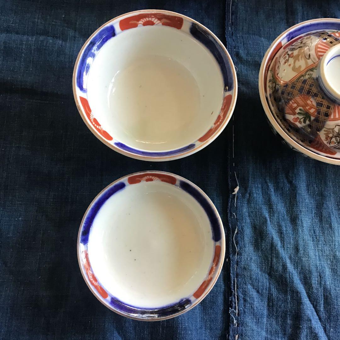 古伊万里　大型茶碗　５客セット