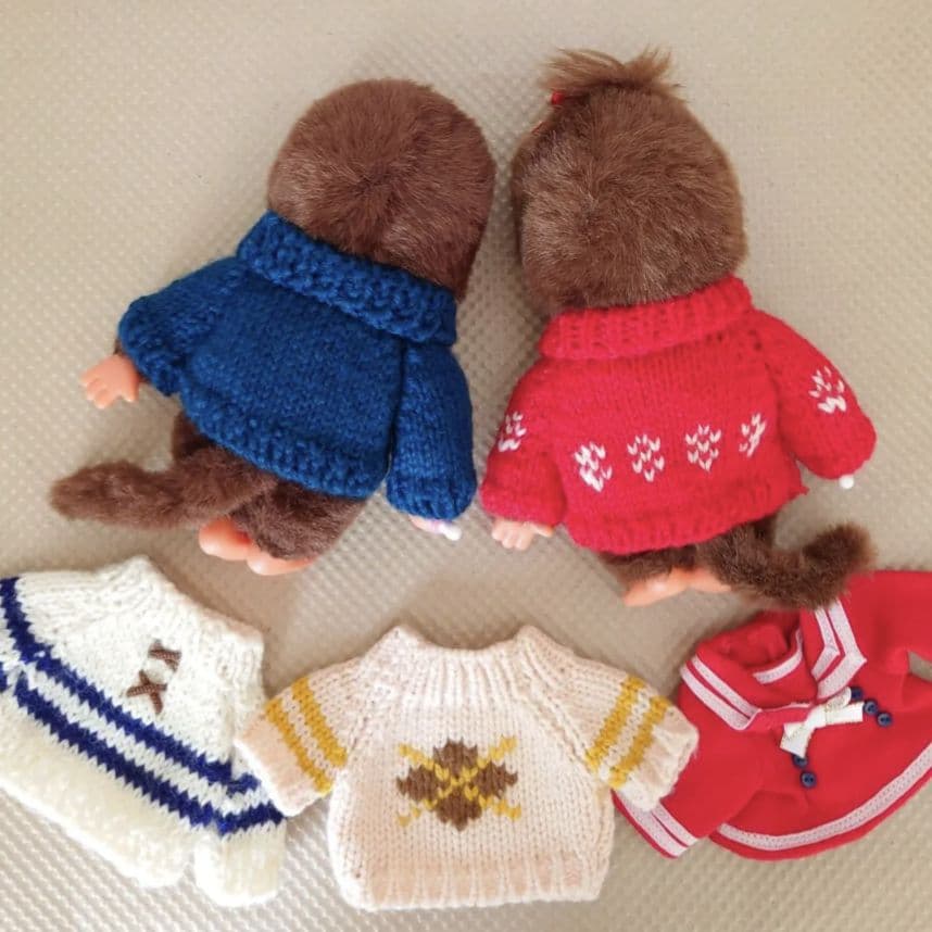 当時　レトロ品　モンチッチ　セキグチ　着替え服付き