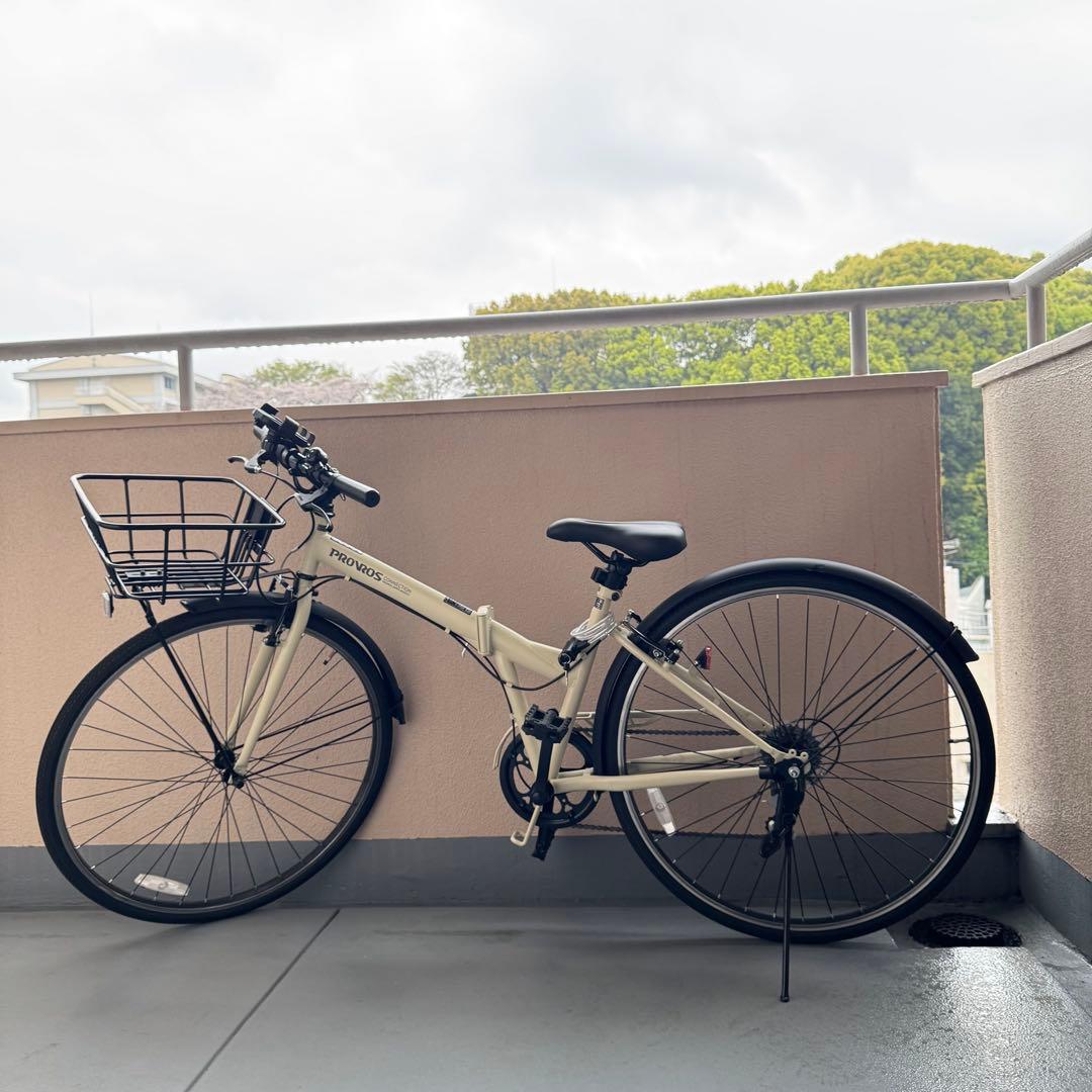 【美品】折り畳み自転車【引き取り限定】