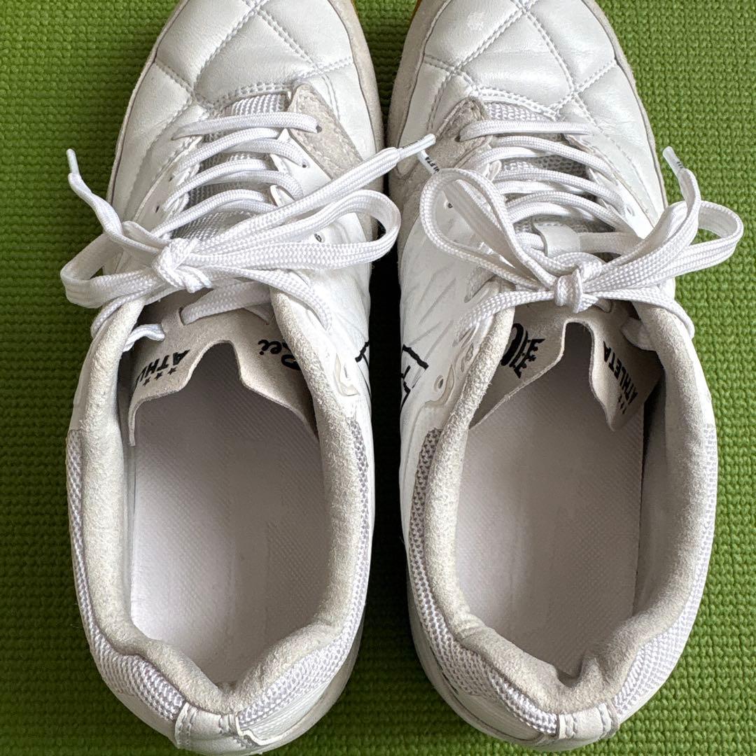 【美品】ATHLETA O Rei フットサルシューズ ホワイト 24.5