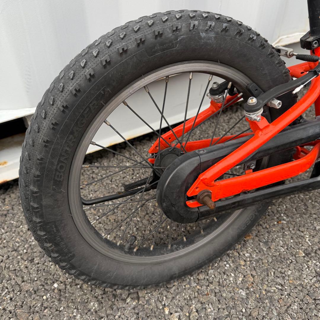 子供用自転車 16インチ Precaliber 身長99-117cm オレンジ