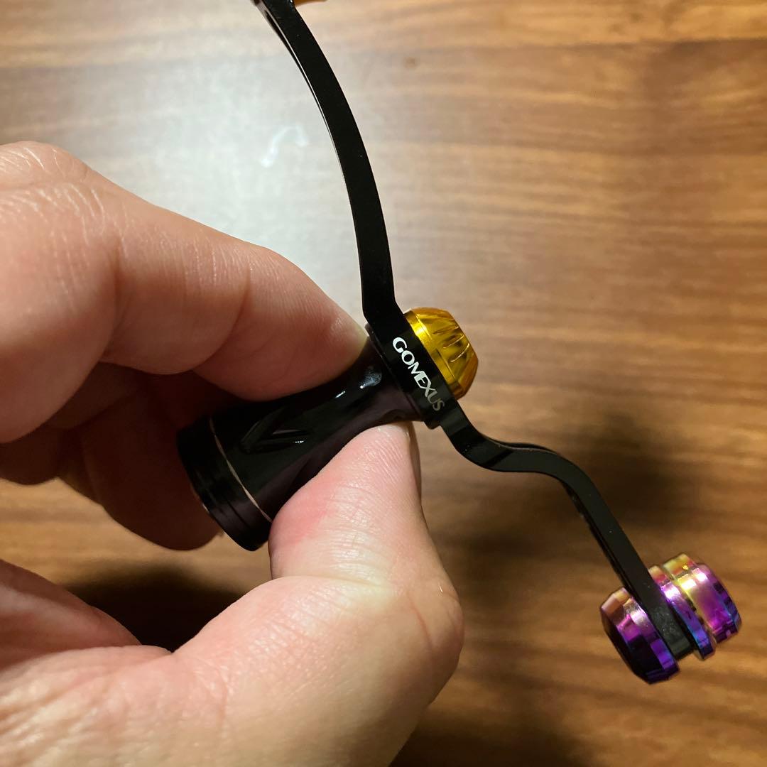美品　ダイワ用　ゴメクサス　ユニオンハンドル　カーボン　スタンド　セット