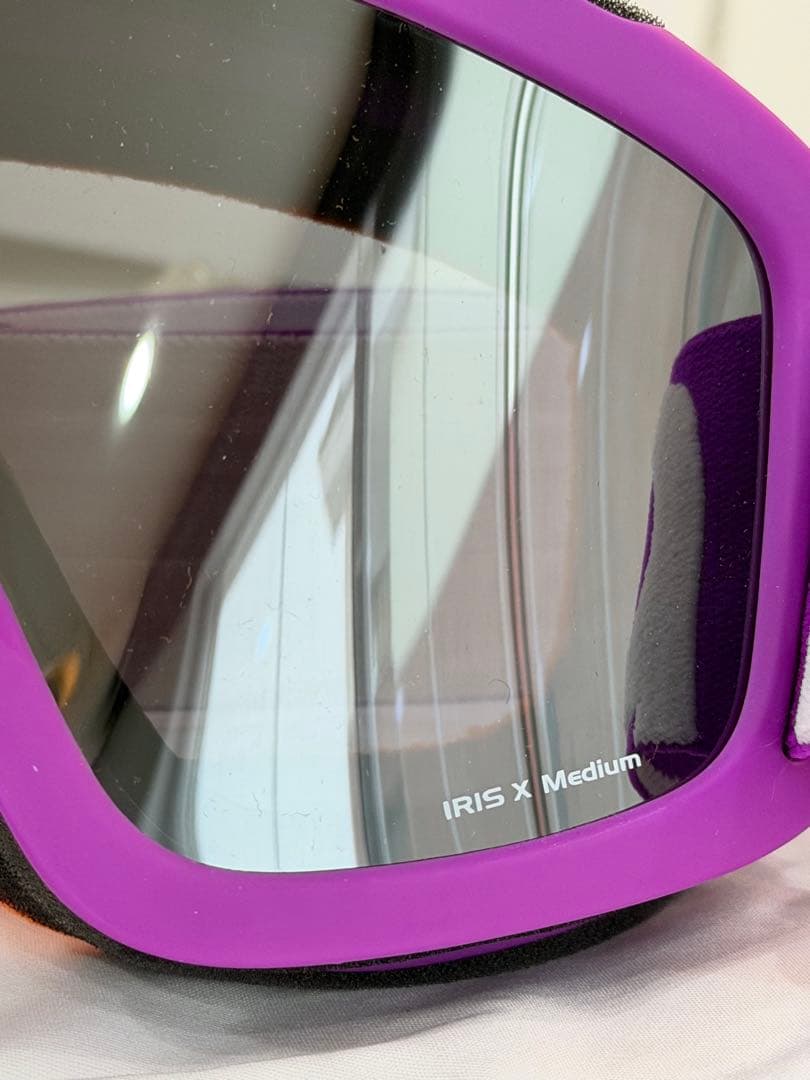 POC IRIS X Purple シルバーミラーレンズ
