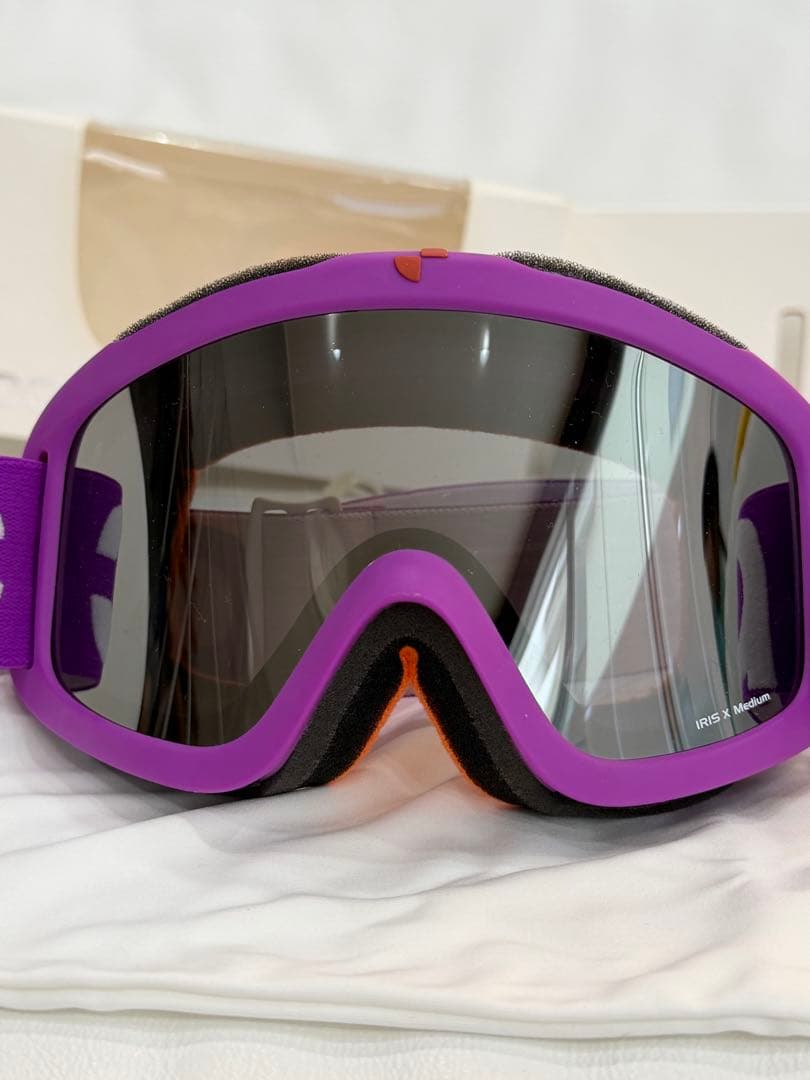 POC IRIS X Purple シルバーミラーレンズ