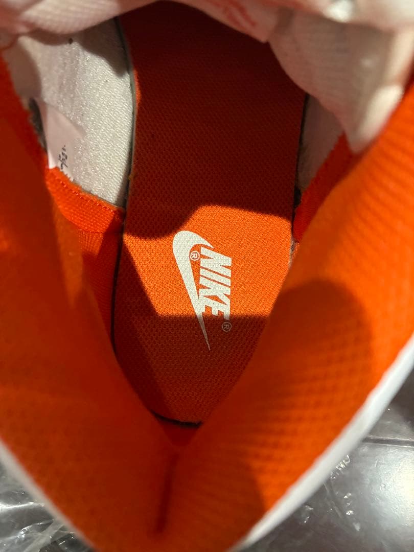 Nike Dunk High オレンジ/ホワイト　Orange Blaze