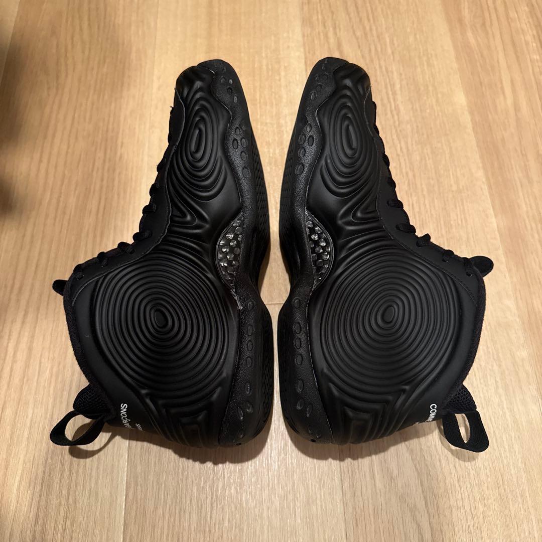 CDG × Nike Air Foamposite One \"Black\"