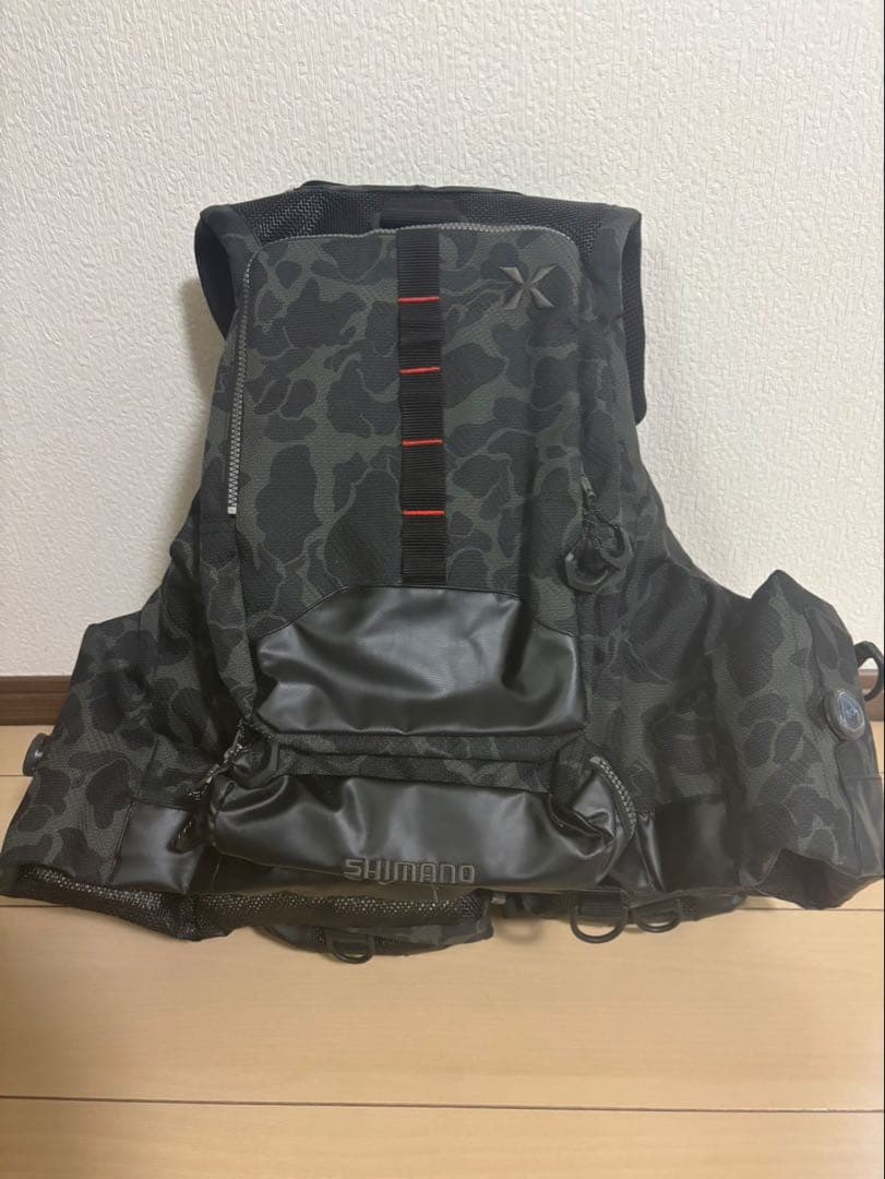シマノ XEFQ ライフジャケット Lサイズ カモフラージュ