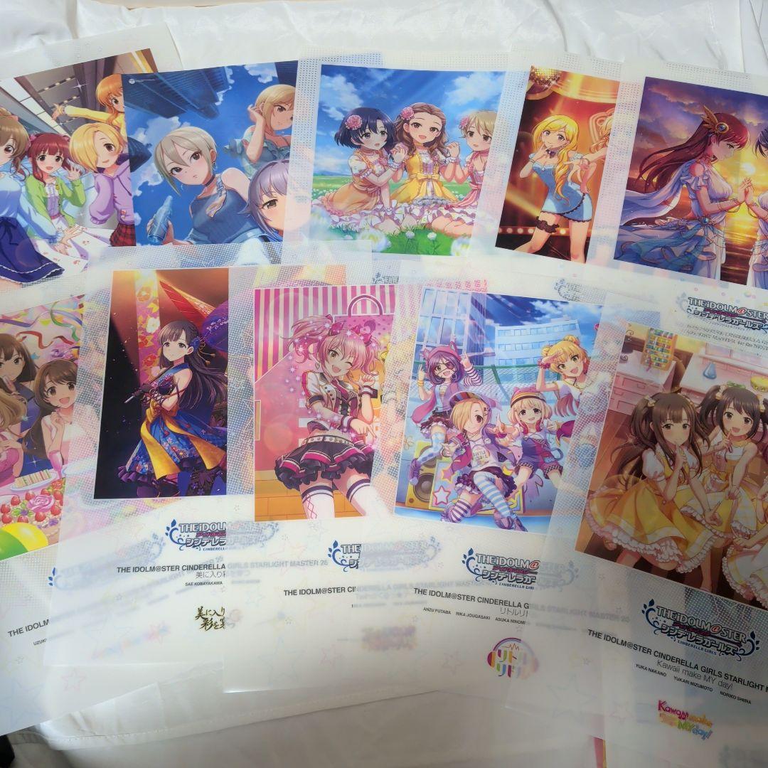 アイドルマスター クリアポスター 大量 まとめ売り