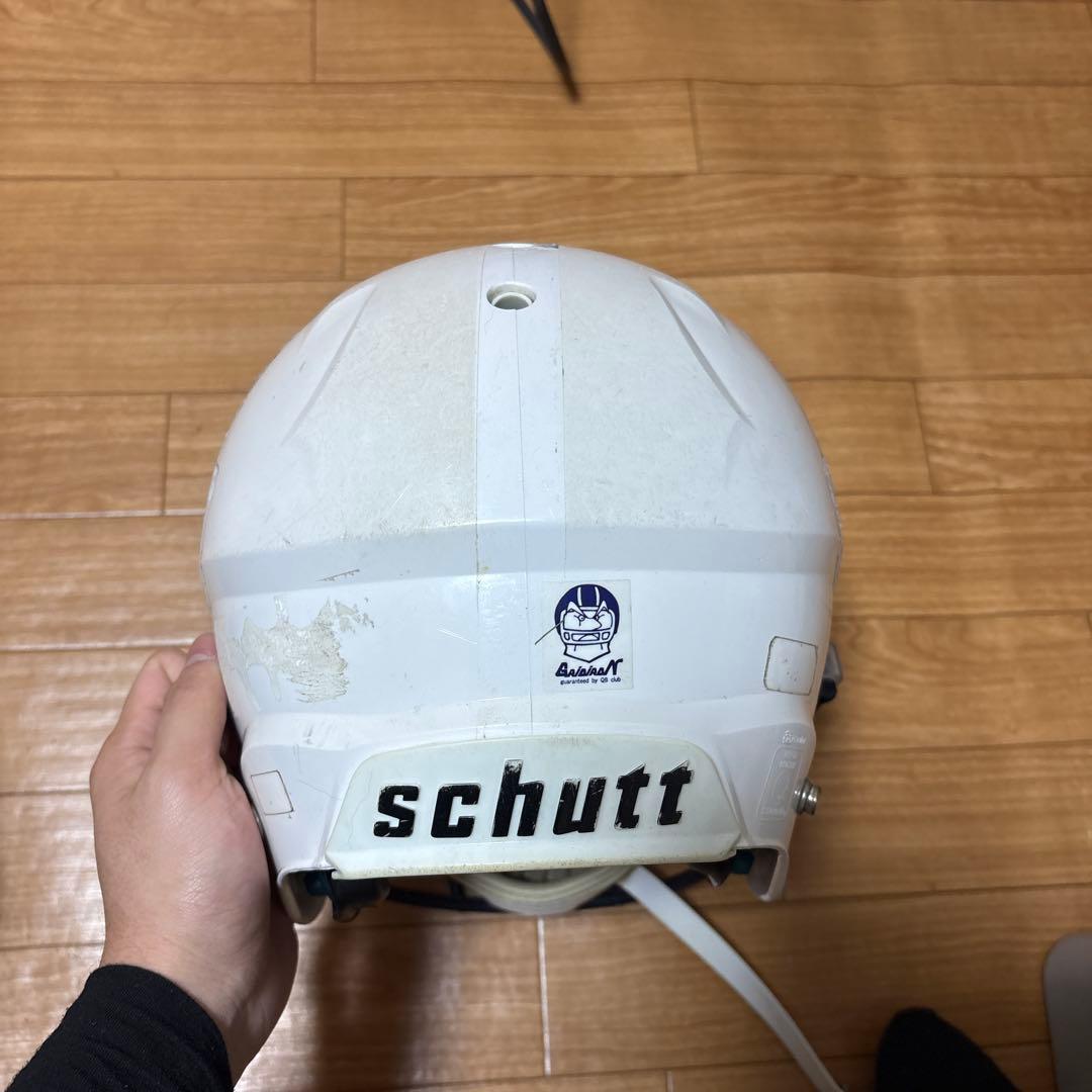 schutt アメリカンフットボールヘルメット 白
