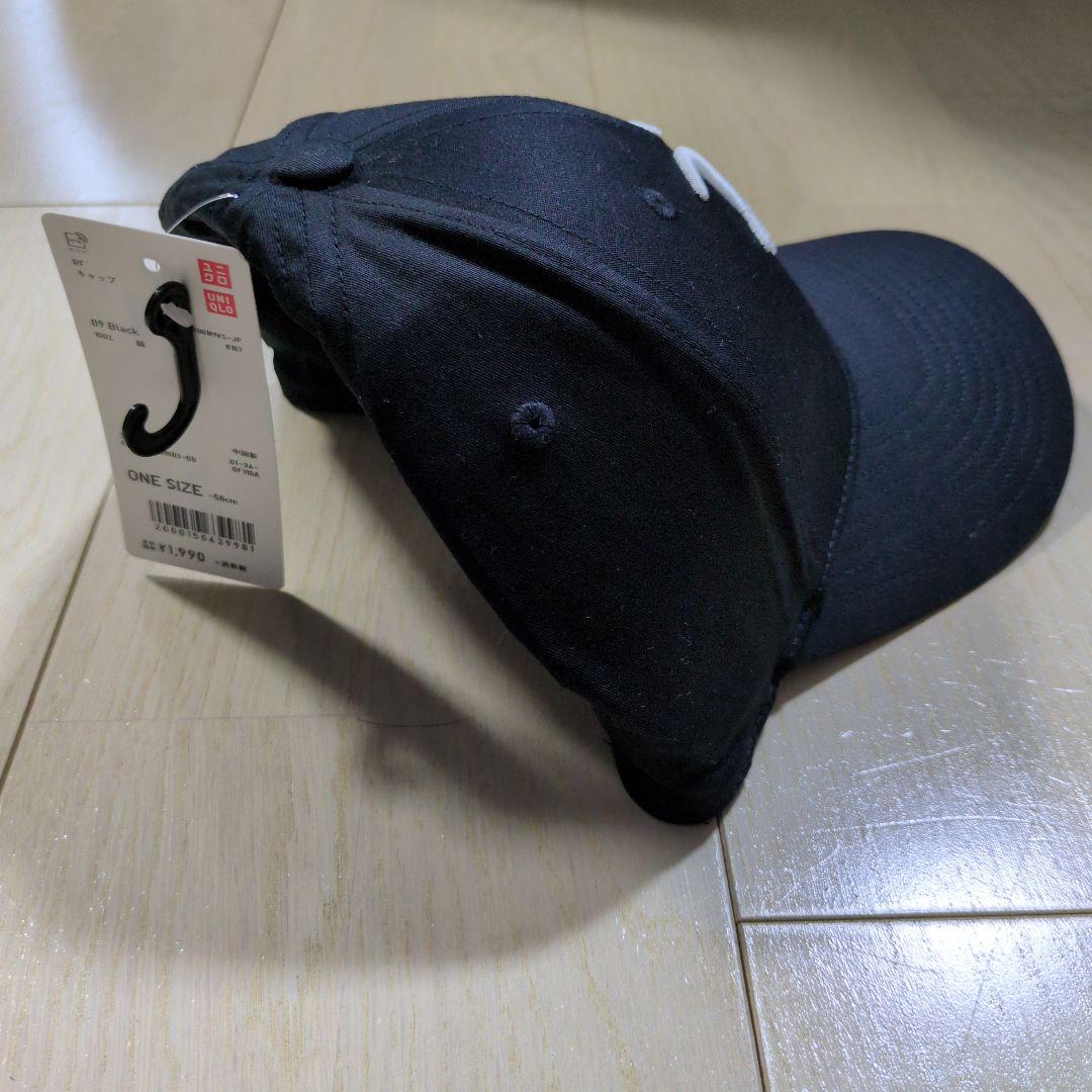 ロジャーフェデラー 黒 キャップ ワンサイズ