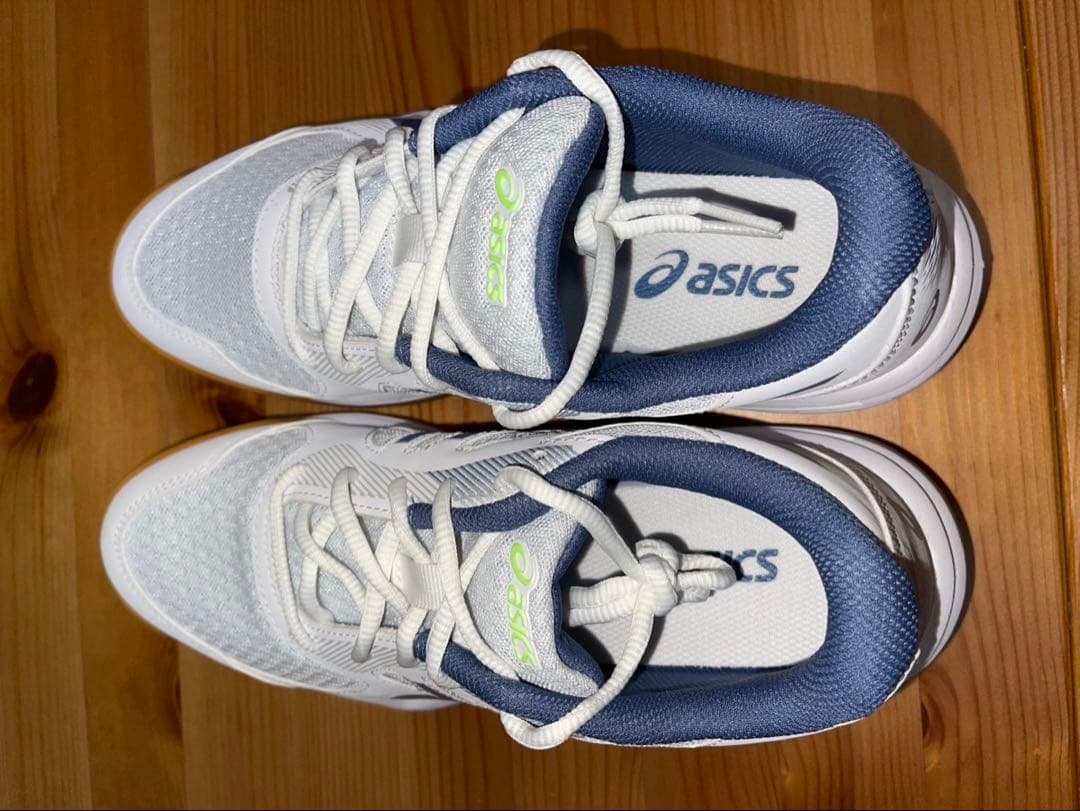 ASICS バレーボールシューズ ホワイト/ネイビー