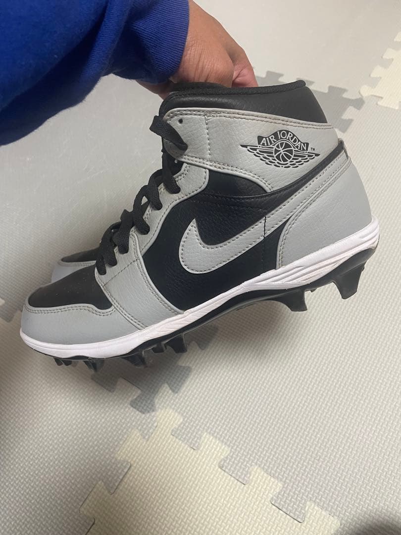 シューズ NIKE Jordan 1 Mid TD black/lt smoke grey