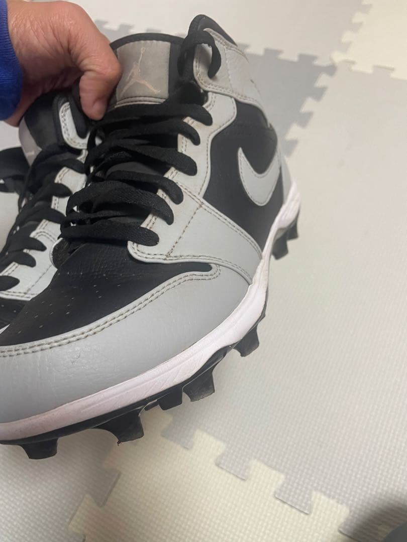 シューズ NIKE Jordan 1 Mid TD black/lt smoke grey