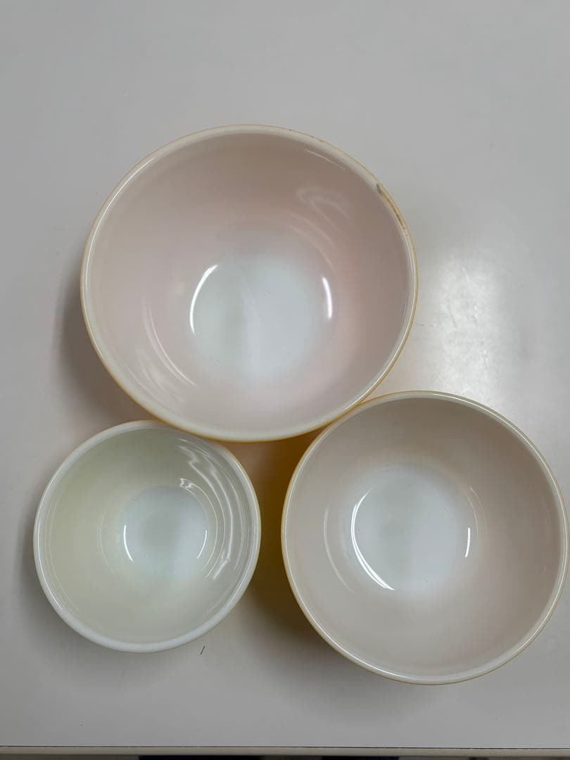 PYREX ミキシングボウル　オールドパイレックス　ビンテージ　アメリカ製　レア