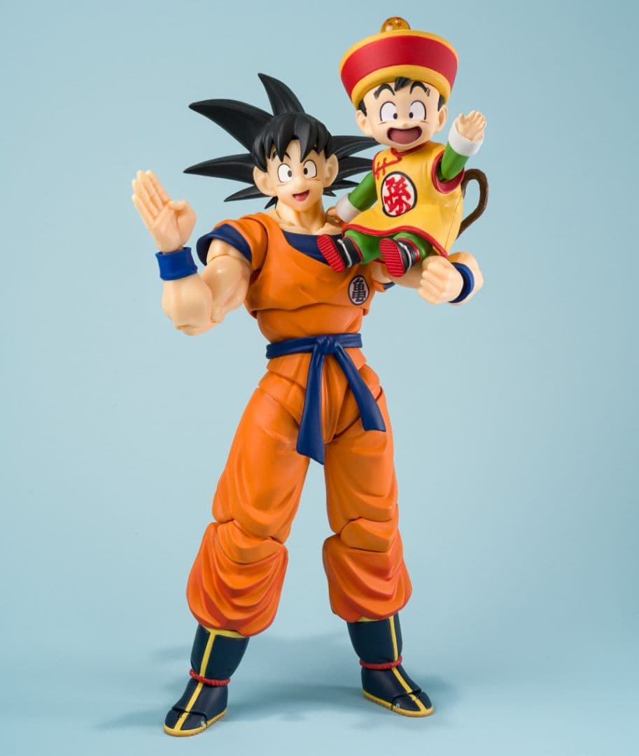 新品未開封　S.H.Figuarts 孫悟空＆孫悟飯-幼年期-＆筋斗雲