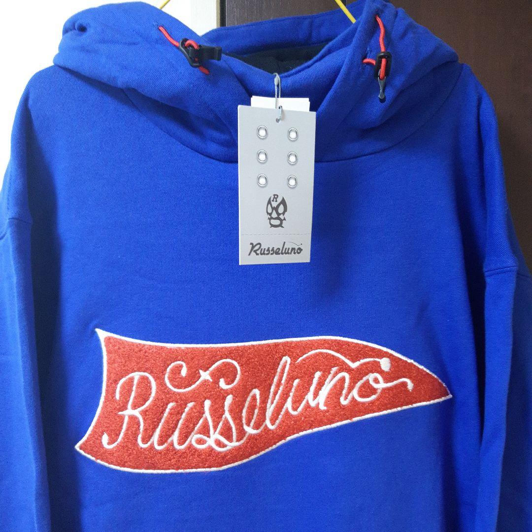 新品　ラッセルノ　Russeluno 刺繍ロゴパーカー　メンズゴルフ