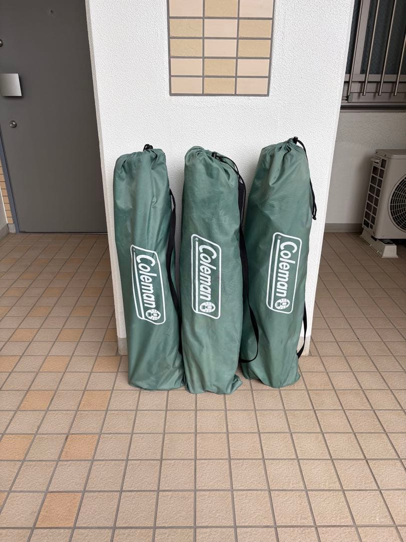 Coleman チェア ターコイズ 2脚セット