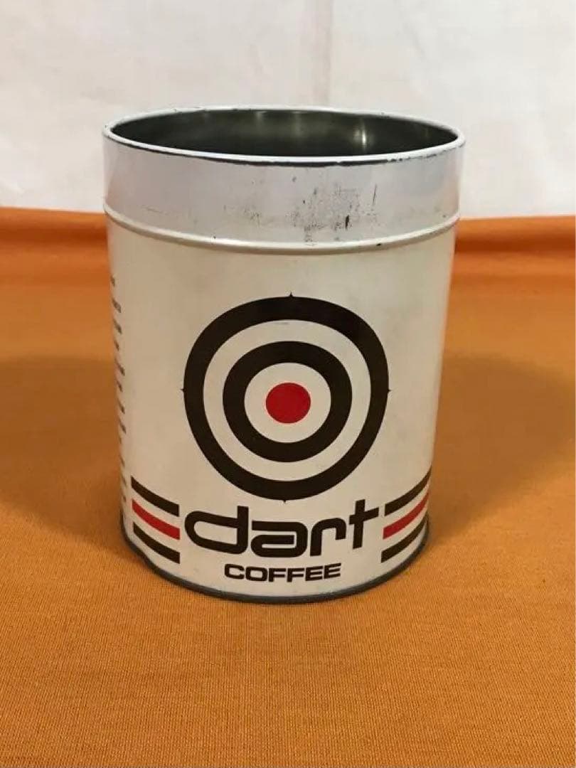 ダート珈琲　dart coffee 昭和レトロ　缶　年代物