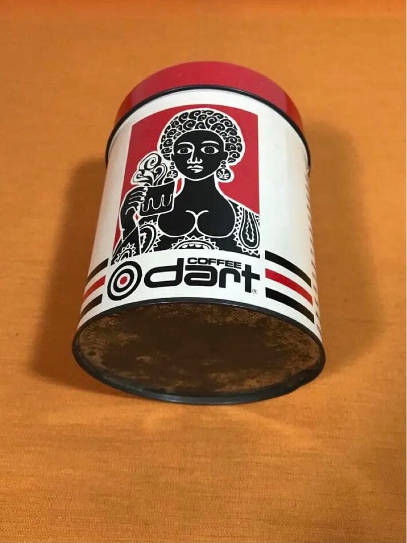 ダート珈琲　dart coffee 昭和レトロ　缶　年代物