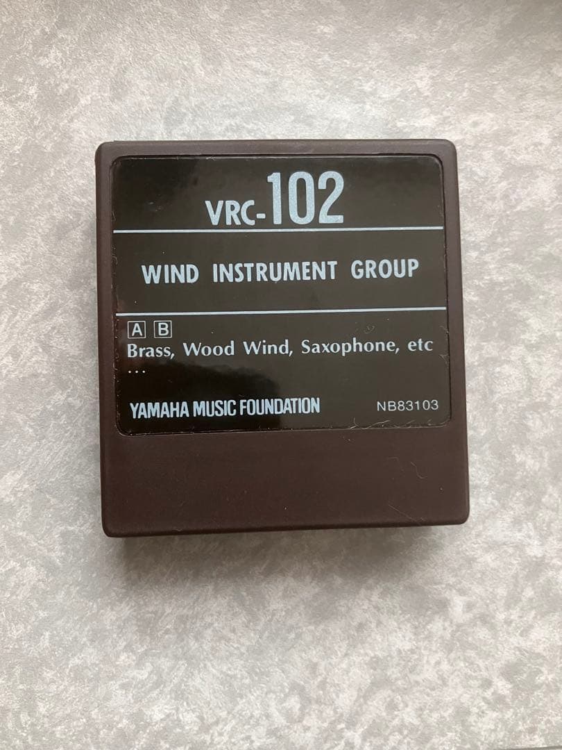 Yamaha DX7カートリッジ VRC-102