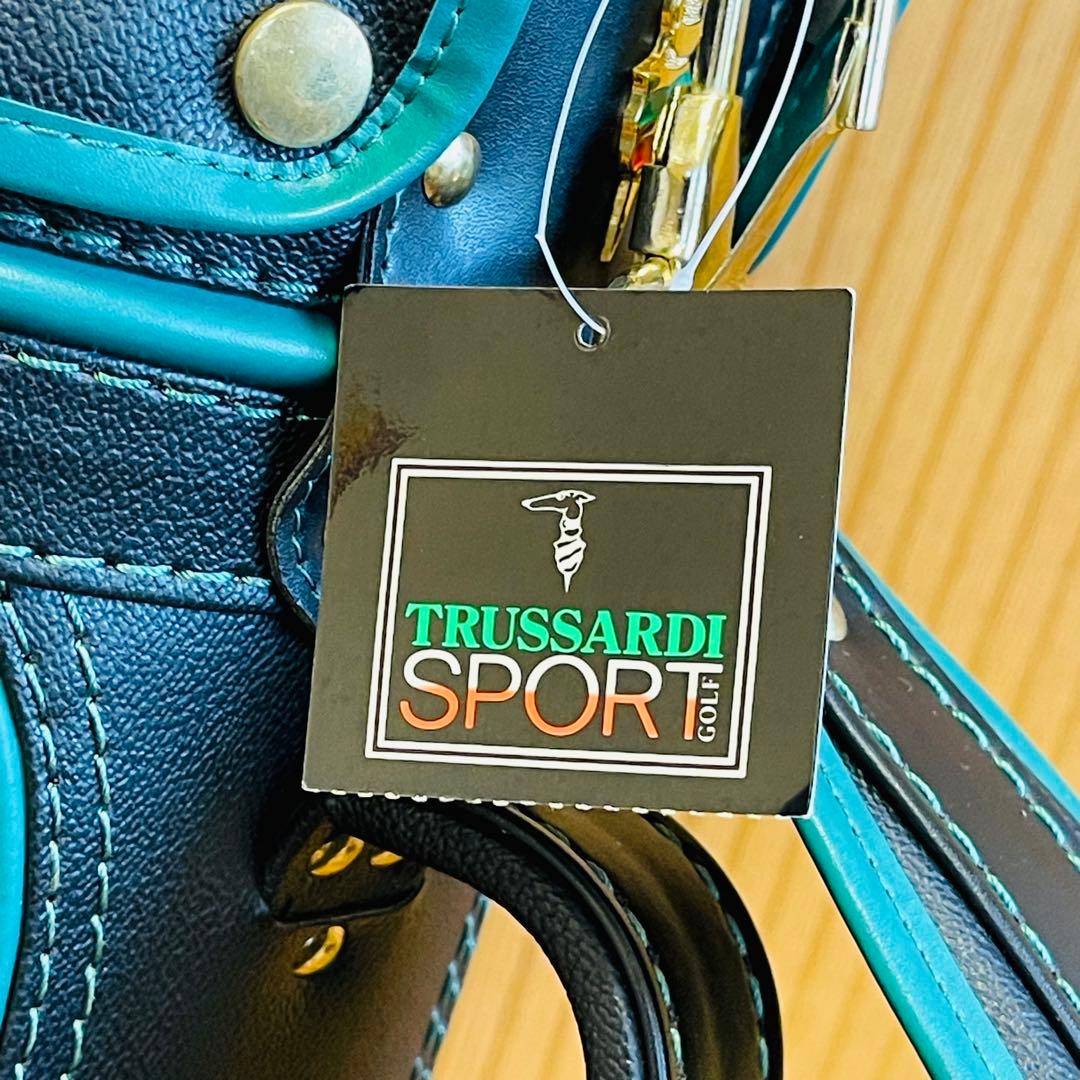 【ほぼ新品】TRUSSARDI トラサルディ キャディバッグ ゴルフバッグ