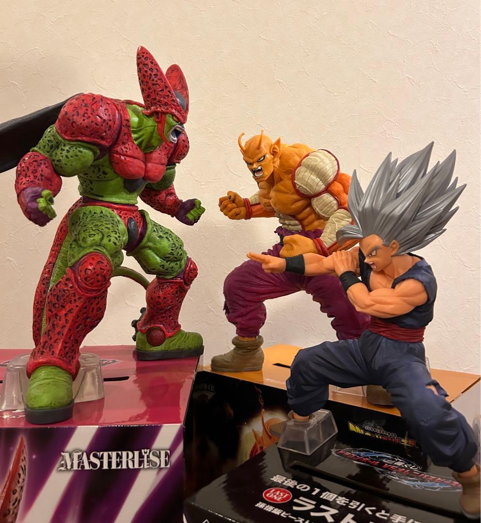 ドラゴンボール一番くじ　悟飯ビースト　オレンジピッコロ　セルマックス　フィギュア