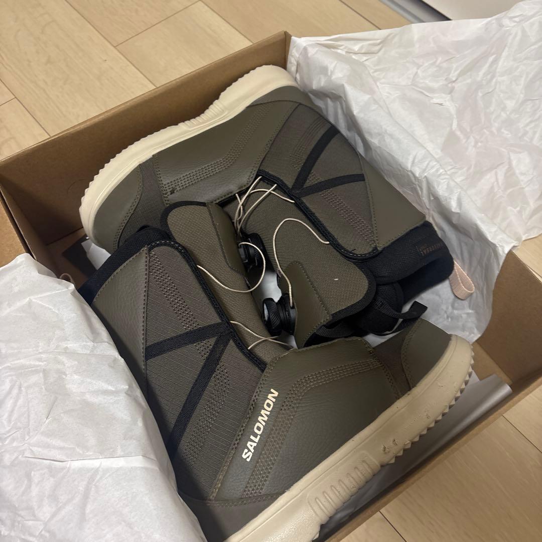 SALOMON スノーボードブーツ 女性用 オリーブグリーン