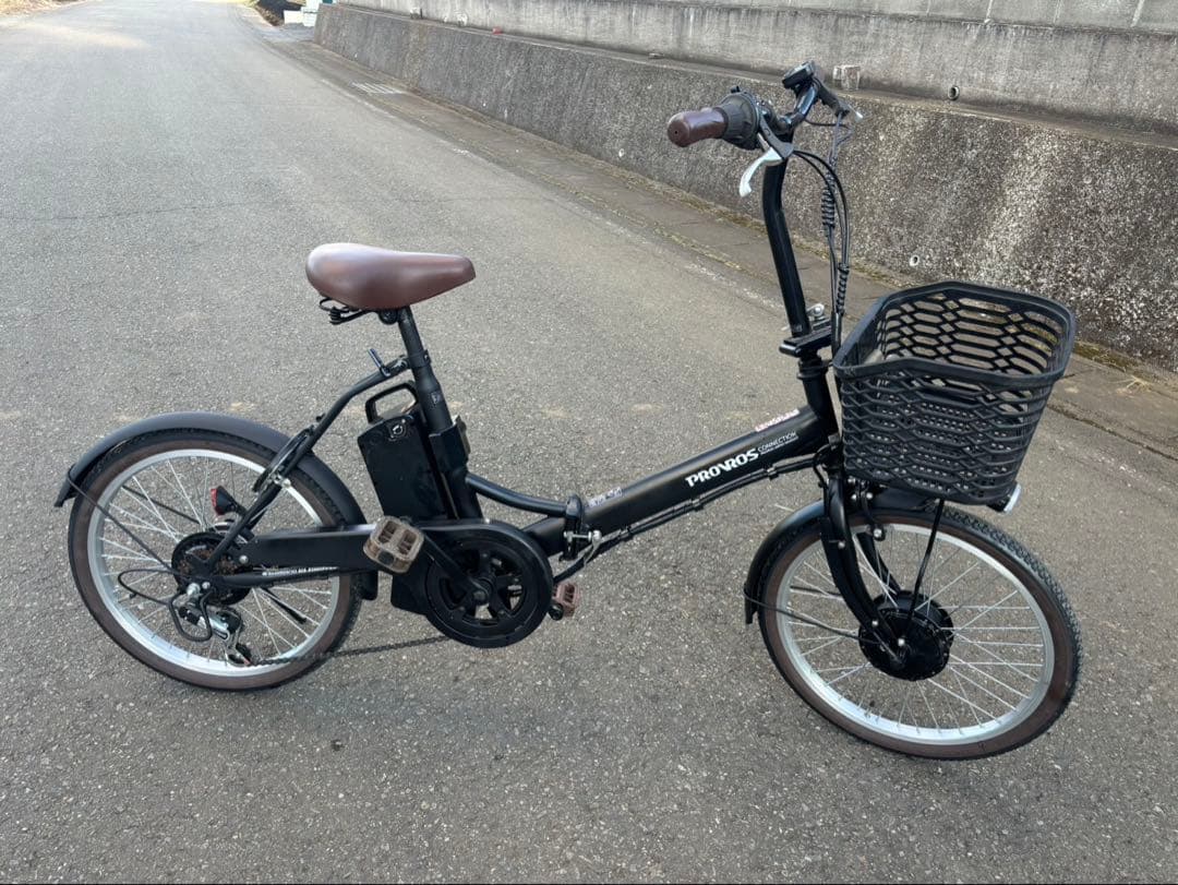 折りたたみ電動アシスト自転車　美品 PROVROS プロブロス 送料無料