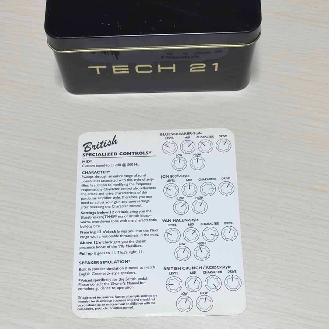 TECH 21 NYC British ギターエフェクター