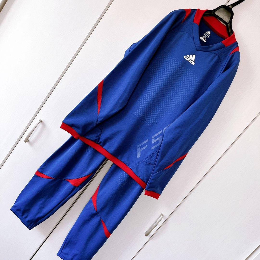 00's【adidas】F50 上下セットアップ ジャージ　 L 国旗タグ