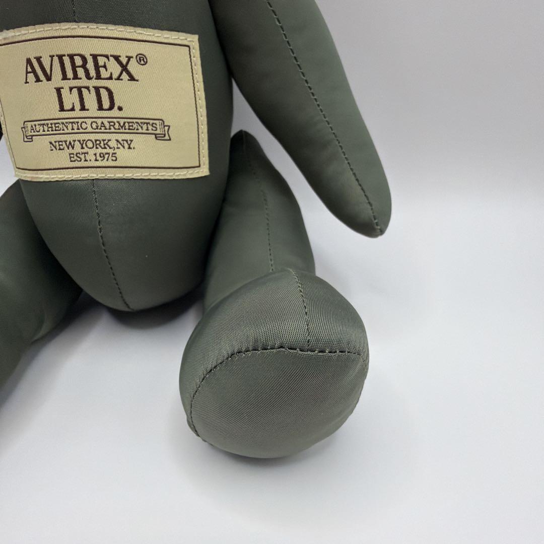 【非売品】AVIREX テディベア50周年記念（カーキ） オレンジリボン