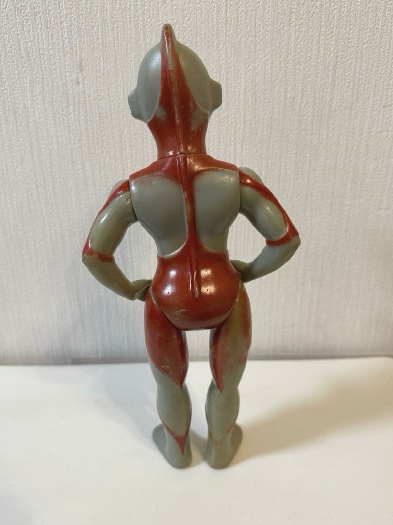 マルサン　ウルトラマン　当時物　450 大サイズ　ソフビ　ブルマァク