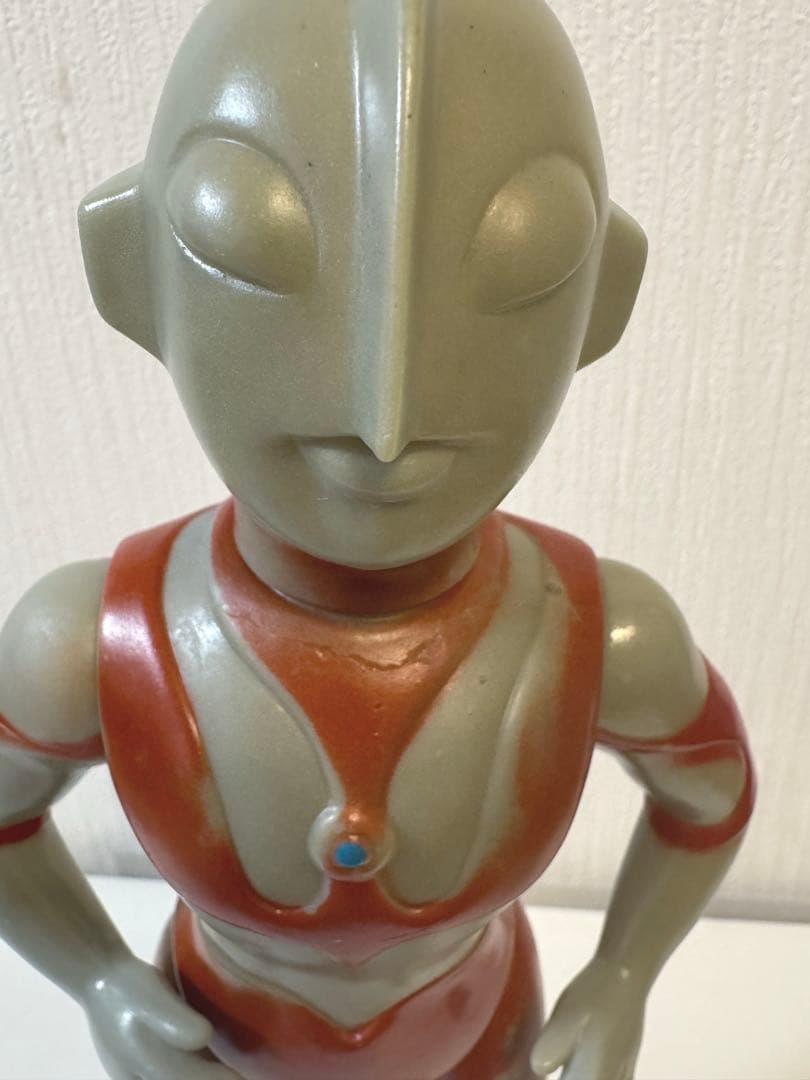 マルサン　ウルトラマン　当時物　450 大サイズ　ソフビ　ブルマァク