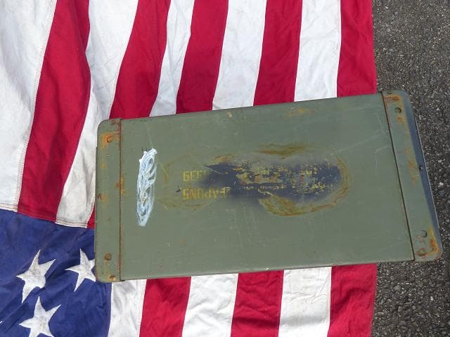 米軍　AMMO BOX 特大　道具箱 などに　アンモキャリングケース　89