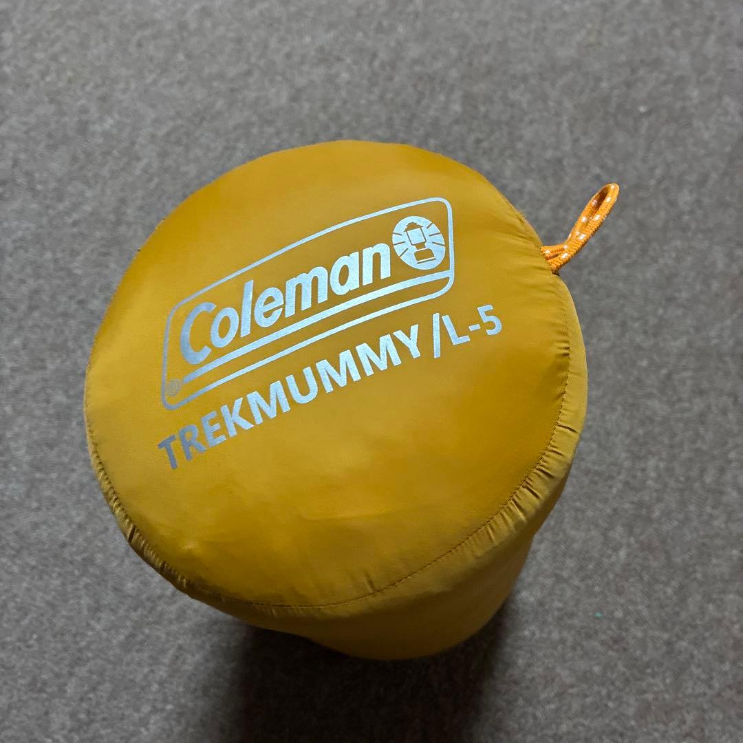 アウトドア寝具 Coleman TREKMUMMY/L-5 SLEEPING BAG