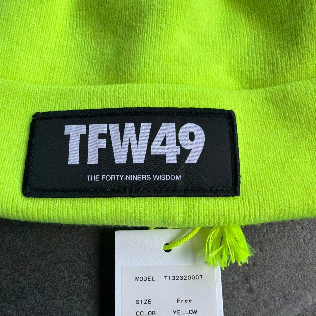 新品未使用　完売品　TFW49　ニットキャップ　イエロー