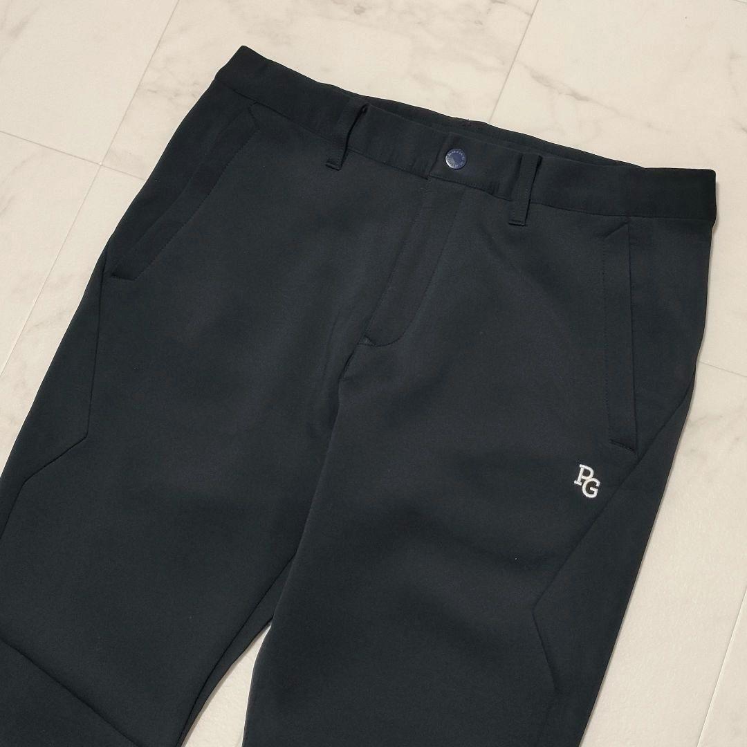 パーリーゲイツ　ダンボールニット　パンツ　ストレッチ　ロゴ　ダークネイビー　5