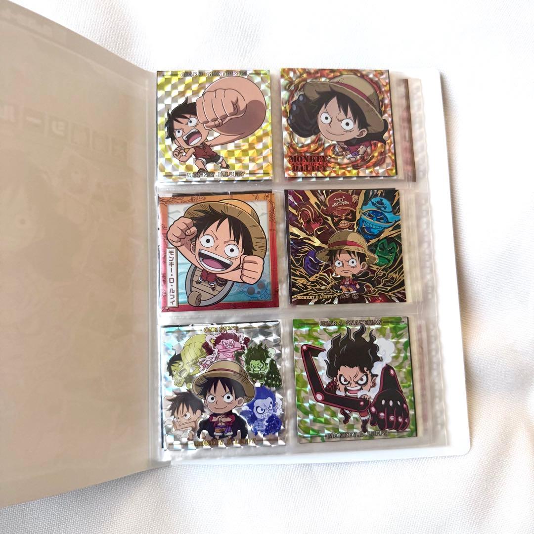 ONE PIECE ルフィ　ステッカー　原画展　にふぉるめーしょん　まとめ売り