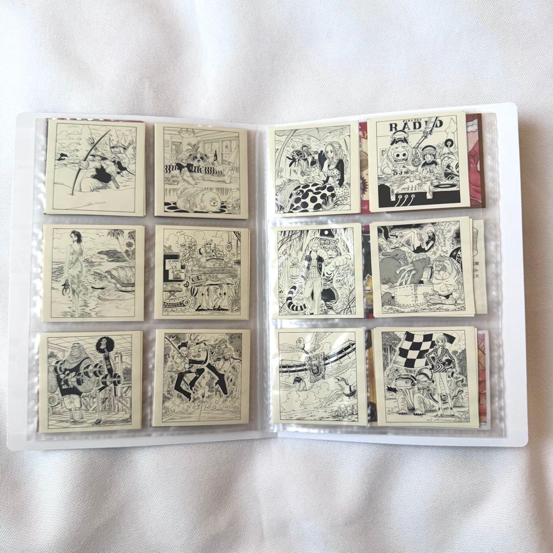 ONE PIECE ルフィ　ステッカー　原画展　にふぉるめーしょん　まとめ売り