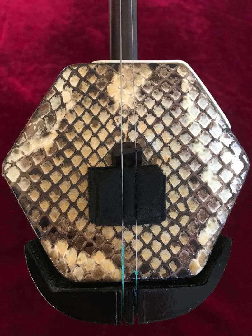 二胡★中古品★蛇本皮★初心者用★必需品揃い