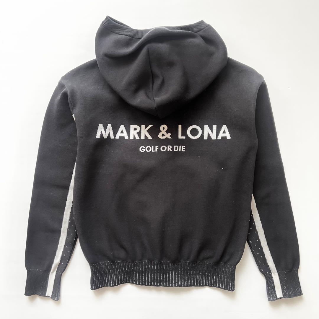 MARK&LONA マークアンドロナ　ニット　パーカー　レディース　黒　S