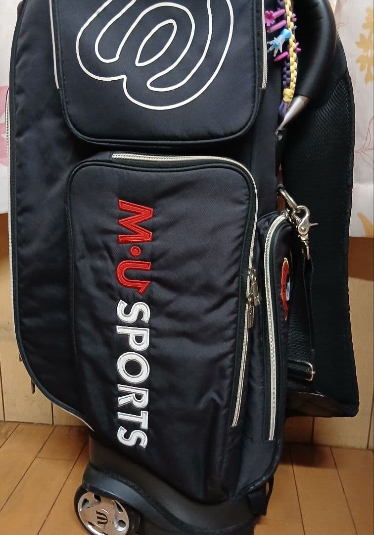『特価』M-U SPORTS キャディバッグ ブラック　美品です！
