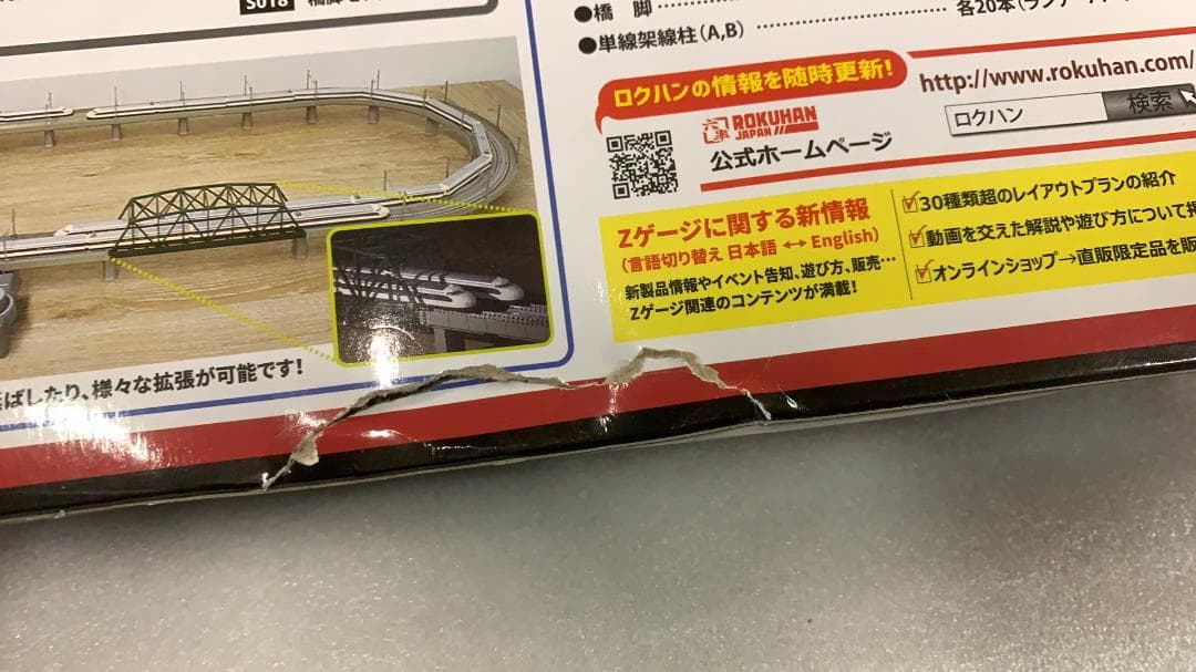 ★未使用 ロクハン Zゲージ 複線高架線セット R095 鉄道模型用品