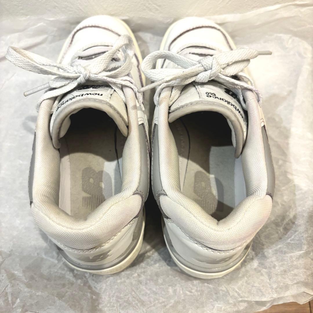 23cm ニューバランス NB BB550 ホワイトグレー