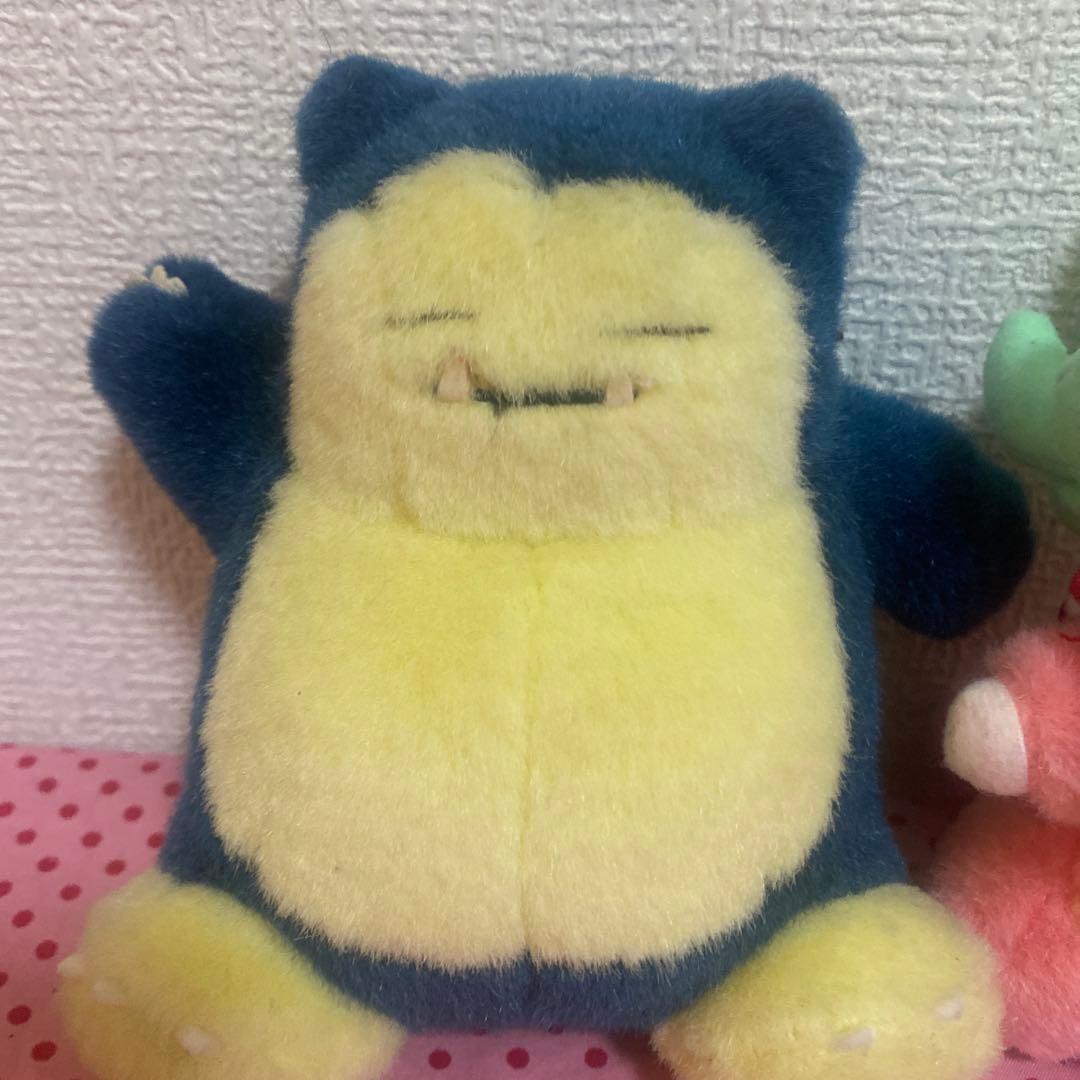 トミー ポケモン　等身大ピカチュウ、カビゴン、ヤドキング、イーブイぬいぐるみ
