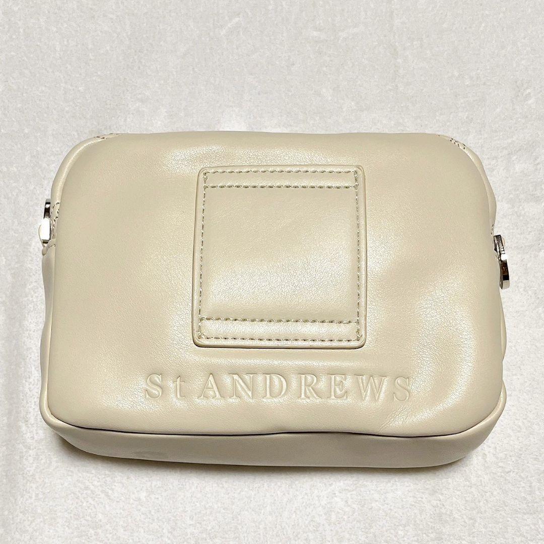 新品　St.ANDREWS　ゴルフ　2way　ショルダーバッグ　ホワイト